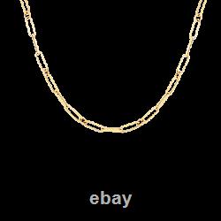 Roberto Coin 18kt yellow gold small paper clip 17 chain