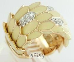Roberto Coin 5.5 ct 18K Diamond & Enamel Viper Ring Bracelet & Necklace Rtl $55k