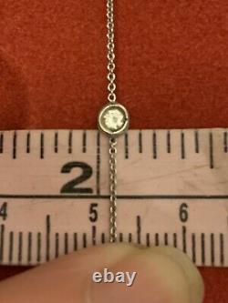 Roberto Coin 7 Station Diamond 18K White Gold Necklace Buy It Now, Best Offer