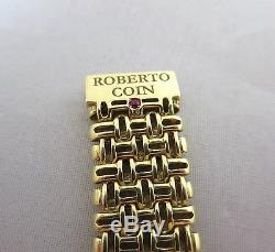 Roberto Coin Appassionata 18KT Diamond 3-Row Bracelet Yellow Gold 1k Diamonds