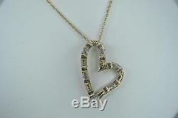 Roberto Coin Appassionata Heart Pendant Necklace Diamonds 18kt Yellow Gold