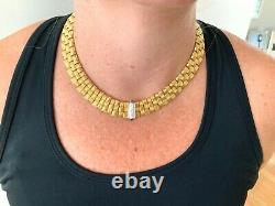 Roberto Coin Appassionata Necklace 18K Yellow Gold with Diamonds 16 $20k NEW