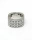Roberto Coin Barocco 18k White Gold Diamond 0.62ct Ring Sz 6.5 7771948AW65X
