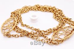 Roberto Coin Bollicine 18KY 2-Station Oval Long Necklace