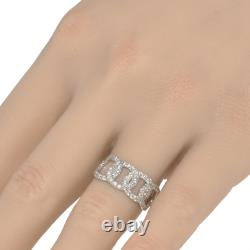 Roberto Coin Cable 18K White Gold Diamond 0.69ct Ring Sz 6 CYBER MONDAY SALE