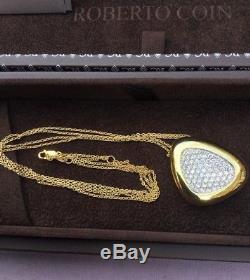 Roberto Coin Capri Plus Neckwear encrusted with diamonds 18yw di 1.65/dbl CHN