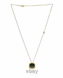 Roberto Coin Carnaby Street 18k Rose Gold And Malachite Necklace 8882215AX28M