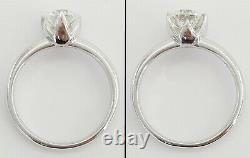 Roberto Coin Cento 0.75 ct Round Diamond Solitaire Engagement Ring E/VS1 GIA