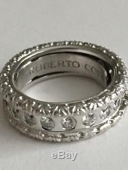 Roberto Coin Cento Florentine Eternity Ring- 1.35CTW Size 6.5