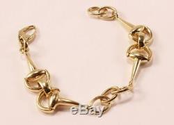 Roberto Coin Cheval Horsebit Stirrup Equestrian 18k Yellow Gold Bracelet