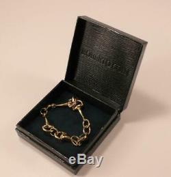 Roberto Coin Cheval Horsebit Stirrup Equestrian 18k Yellow Gold Bracelet