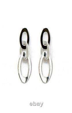 Roberto Coin Chic & Shine Dangle Earrings 18k White Gold