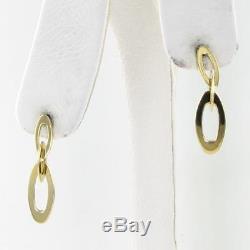 Roberto Coin Chic & Shine Earrings Mini Drop/Dangle 18k Yellow Gold $1180