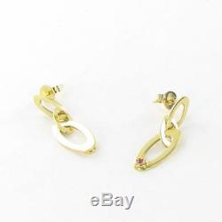 Roberto Coin Chic & Shine Earrings Mini Drop/Dangle 18k Yellow Gold $1180