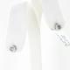 Roberto Coin Circle Diamond Stud Earrings 0.13cts 18k White Gold New $840