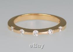 Roberto Coin Classica Parisienne 0.30ct Diamond 5 stone 18ct Gold Ring UK S US 9