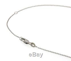 Roberto Coin Crab Design Pendant on Chain, 18K White Gold with Pave Diamonds