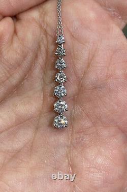 Roberto Coin Diamond 18k White Gold Pendant Necklace 1.4ct G/VS2 Videos