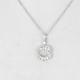 Roberto Coin Diamond Collection 0.71cts Pendant 18k White Gold New $3100