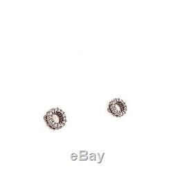 Roberto Coin Diamond Halo Stud Earrings 18k White Gold