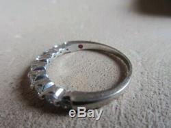 Roberto Coin Diamond Ring In 18kt White Gold, Sz 9