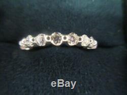 Roberto Coin Diamond Ring In 18kt White Gold, Sz 9