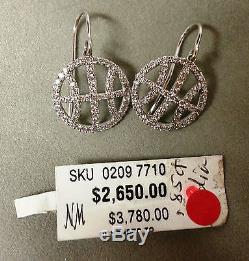 Roberto Coin Diamonds Earrings 18k White Gold New Jewelry Sale Discount Ruby
