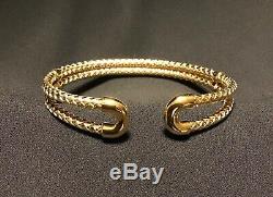 Roberto Coin Fifth Season 18k Yellow Gold Plated Sterling Silver Woven Bracelet
