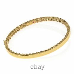 Roberto Coin Golden Gate 18k Yellow Gold Bracelet 7771362AYBA0