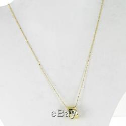 Roberto Coin Golden Gate Necklace Roundel Pendant 18K Yellow Gold New $1400