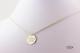 Roberto Coin I Love You 18k Yellow Gold Disc Dangle Necklace Pendant