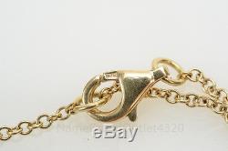 Roberto Coin Ipanema gold 18K multi stone station chain necklace NEW $3480
