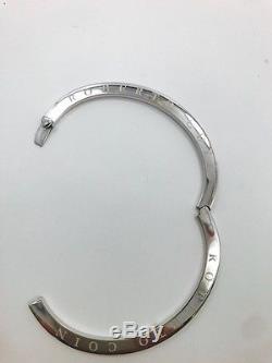 Roberto Coin Ladies Bangle 18 Kt White Gold Bracelet Made in Italy