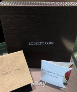 Roberto Coin Martella Diamond Bangle Bracelet 18K
