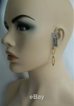 Roberto Coin NEW Chic & Shine 18K Yellow Gold Dangle Earrings $1,180 Tag/Pouch
