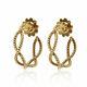 Roberto Coin New Barocco 18k Yellow Gold Earrings 7771047AYER0
