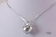 Roberto Coin Perl L'amore Love Pearl 18k White Gold Diamond Necklace Pendant