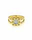 Roberto Coin Pois Moi 18k Yellow & White Gold Diamond Ring Sz 6.5 777920AJ65X0