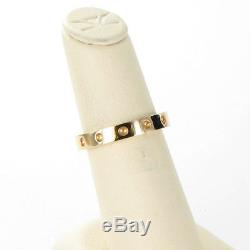 Roberto Coin Pois Moi 3mm Wide Band Ring 18k Rose Gold Sz 6.5 New $790