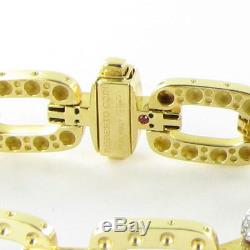 Roberto Coin Pois Moi Bracelet Diamond Link 0.90cts 18k Yellow Gold New $10000