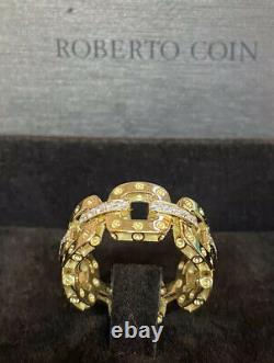 Roberto Coin Pois Moi Diamond 18k Yellow Gold 0.35ct Ring Sz 7.75 NWT $3180