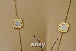 Roberto Coin Pois Moi MOP 6 Station 39 Necklace 18K Yellow Gold $4300 New Sale