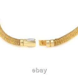 Roberto Coin Primavera Diamond 18k Two Tone Gold Flex Bracelet LIQUIDATION