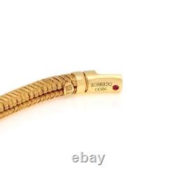 Roberto Coin Primavera Diamond 18k Two Tone Gold Flex Bracelet LIQUIDATION