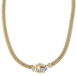 Roberto Coin Primavera Diamond Fancy Collar Necklace 16 Yellow Gold 18k Italy