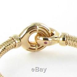 Roberto Coin Primavera Stretch Loop Bracelet 18k Rose Gold New $2900