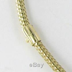 Roberto Coin Primavera Woven Diamond Station Necklace 18k Yellow Gold New $4000