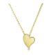 Roberto Coin Princess Heart Love 18k Yellow Gold Necklace Pendant Retail $700