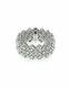 Roberto Coin Roman Barocco 18k White Gold Diamond 0.72ct Ring 6.5 7771650AW65X