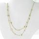 Roberto Coin Spring 19 Station Double Necklace Diamond 18K Gold 16 New $1980